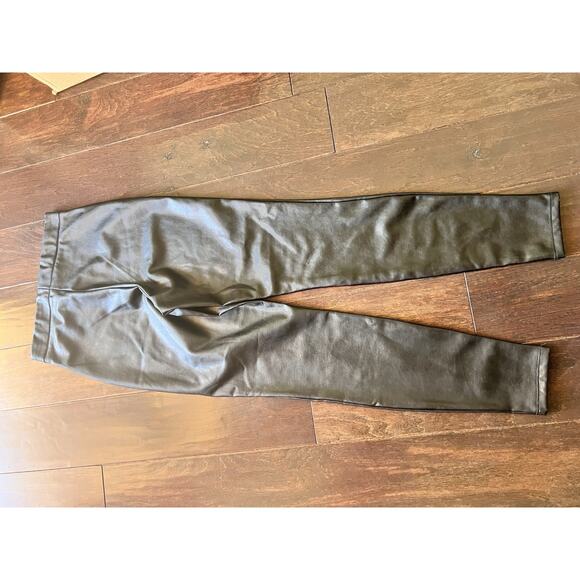 Express Women’s Black Faux Leather Legging Pants Holiday Fashion Sz S NWTs - Picture 7 of 7
